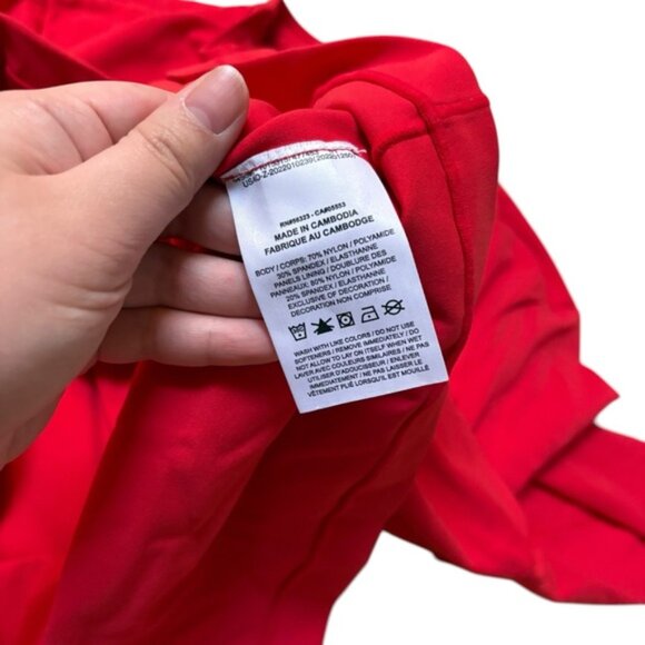 Nike Red Yoga Zip Up Dri-fit Jacket Size 1x - Picture 3 of 7
